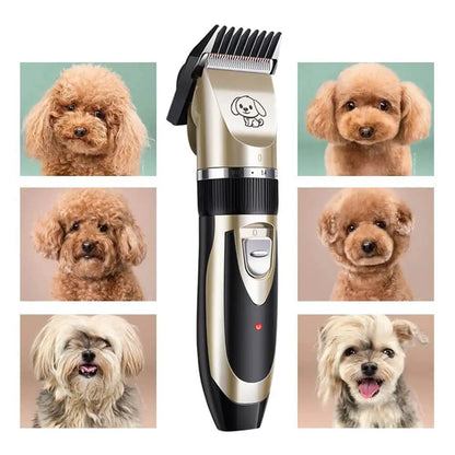 Silent Dog Grooming Clippers Set - Low Noise Cordless Trimmer with Sharp Blades and Multiple Attachments for Stress-Free Grooming 0
