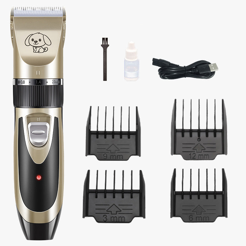 Silent Dog Grooming Clippers Set - Low Noise Cordless Trimmer with Sharp Blades and Multiple Attachments for Stress-Free Grooming 2