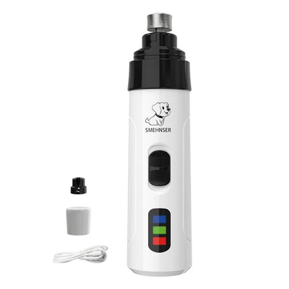 Silent Rechargeable Electric Nail File for Dogs and Cats – Low Noise Nail Grinder with 2 Speed Settings 0