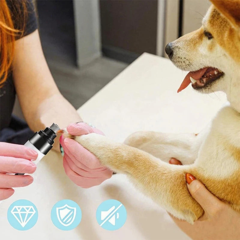 Silent Rechargeable Electric Nail File for Dogs and Cats – Low Noise Nail Grinder with 2 Speed Settings 7