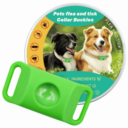 Silicone Anti-Flea Collar for Dogs and Cats – Waterproof and Adjustable Pest Protection 0