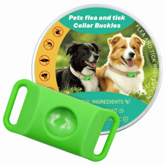 Silicone Anti-Flea Collar for Dogs and Cats – Waterproof and Adjustable Pest Protection 0