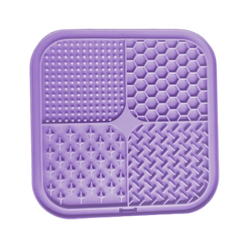 Silicone Lick Mat for Dogs and Cats – 4-in-1 Slow Feeding Design, Safe and Easy to Clean 0