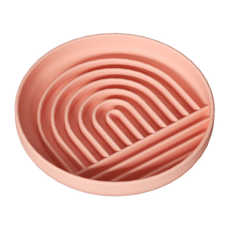 Silicone lick mat for dogs and cats featuring a non-slip base and textured surface, designed for slow feeding and enhancing pet mealtime enjoyment. 11