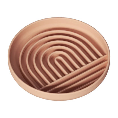 Silicone lick mat for dogs and cats featuring a non-slip base and textured surface, designed for slow feeding and enhancing pet mealtime enjoyment. 8