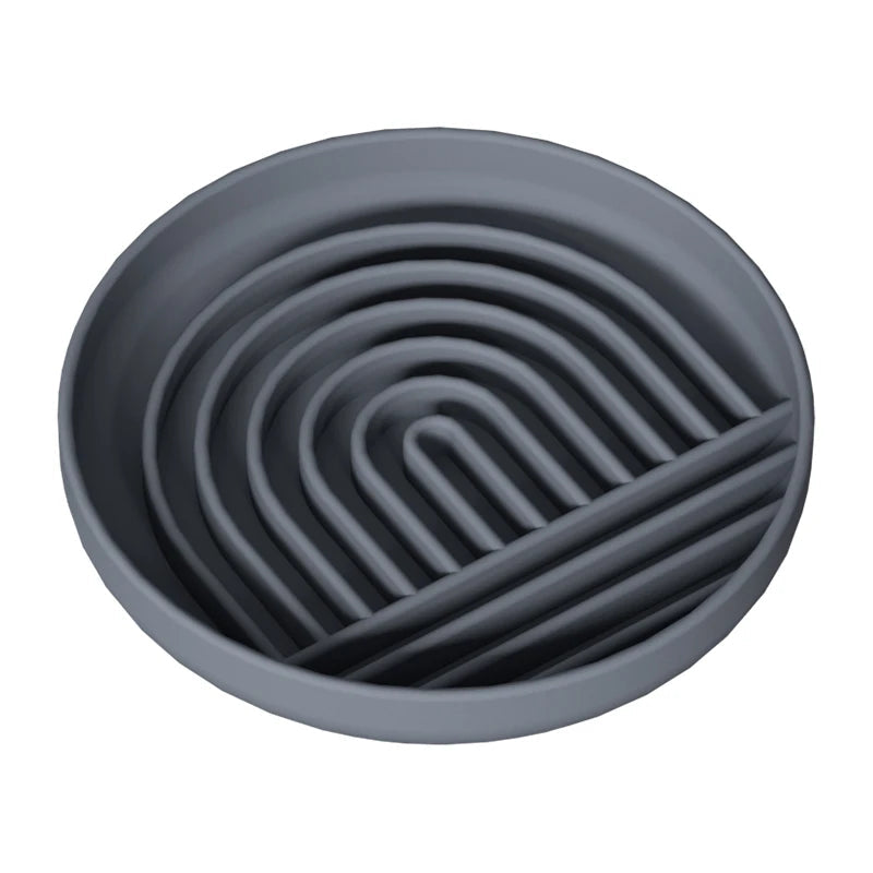 Silicone lick mat for dogs and cats featuring a non-slip base and textured surface, designed for slow feeding and enhancing pet mealtime enjoyment. 9