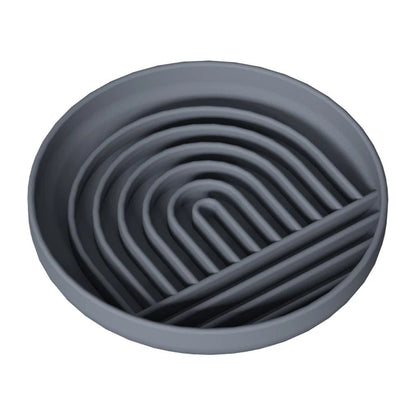 Silicone lick mat for dogs and cats featuring a non-slip base and textured surface, designed for slow feeding and enhancing pet mealtime enjoyment. 9