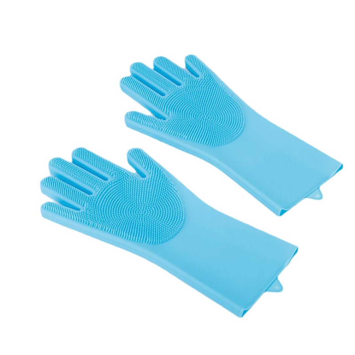Silicone Pet Grooming Gloves for Cats and Dogs – Soft Massage Mitts for Hair Removal and Bathing 0