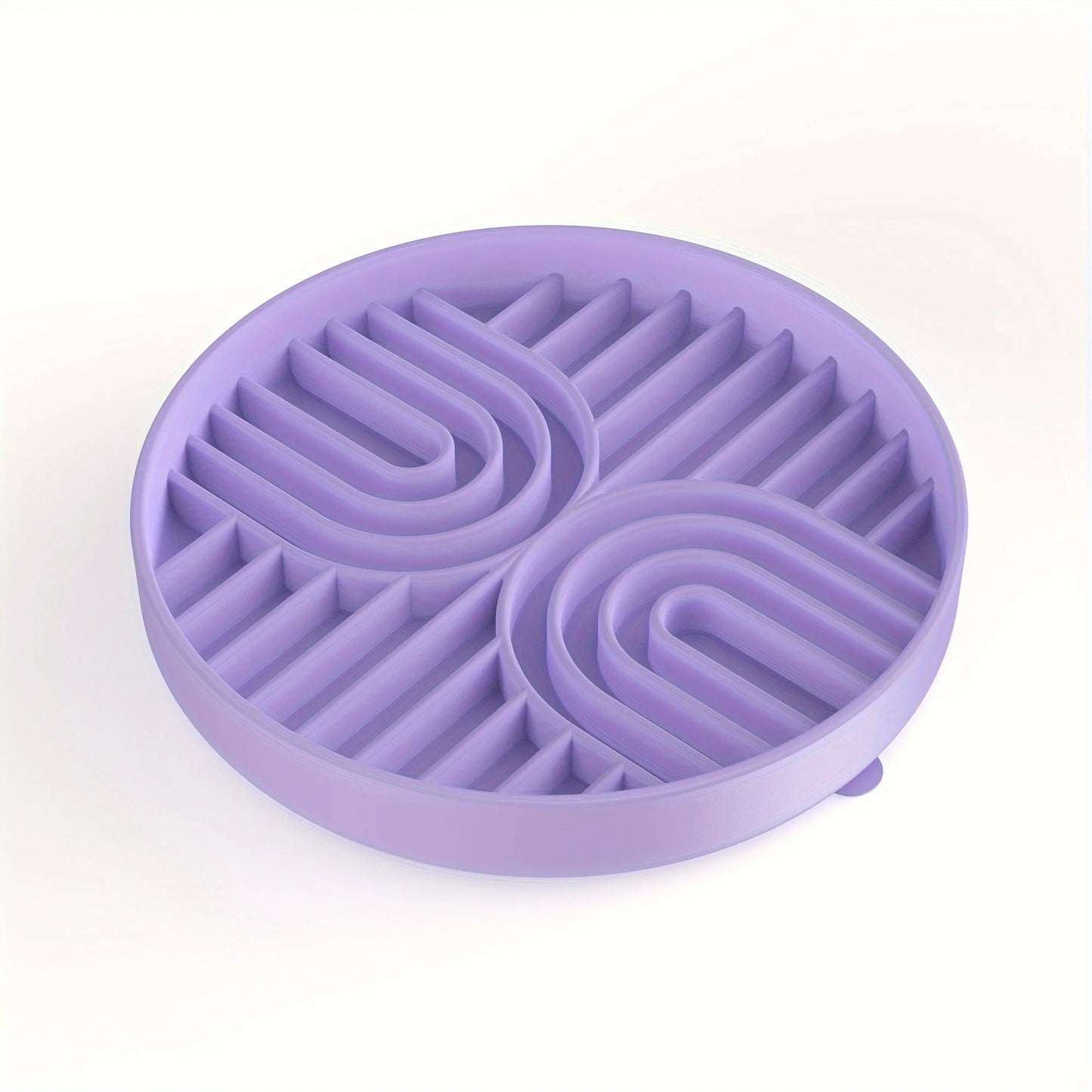 Silicone Slow Feeder Dog Bowl and Cat Slow Feeder Plate - Healthy Mealtime Solution with Non-Slip Base, Easy to Clean 9