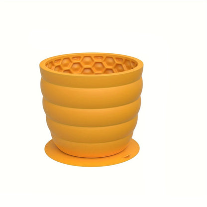 Silicone Slow Feeder Dog Bowl with Suction Cups for Healthy Eating – Ideal for Small to Medium Dogs 0