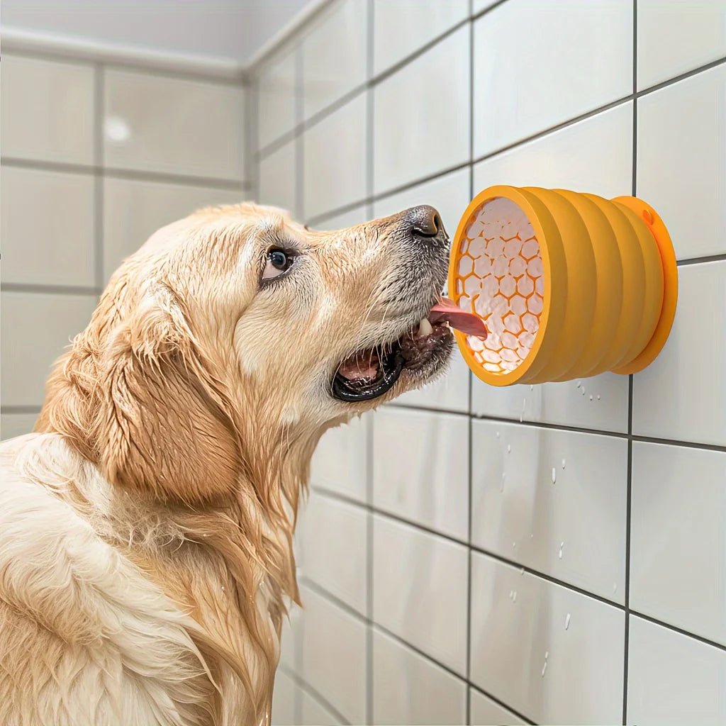Silicone Slow Feeder Dog Bowl with Suction Cups for Healthy Eating – Ideal for Small to Medium Dogs 2