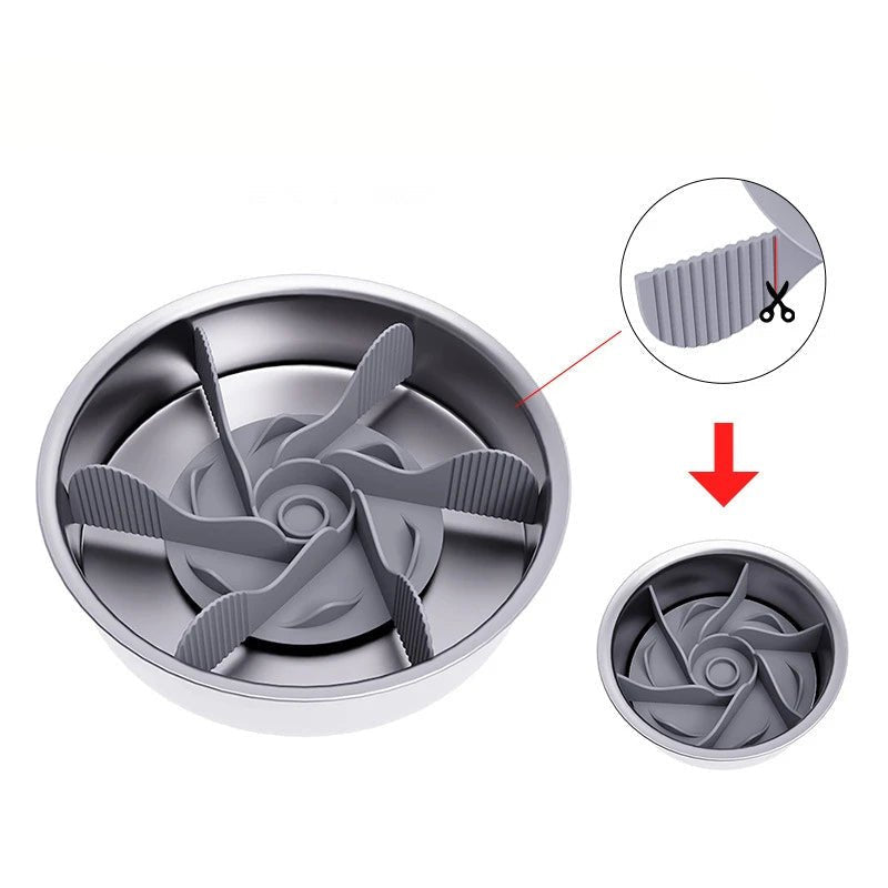 Silicone Slow Feeder Insert for Dog Bowls – Anti-Gobbling Accessory 4