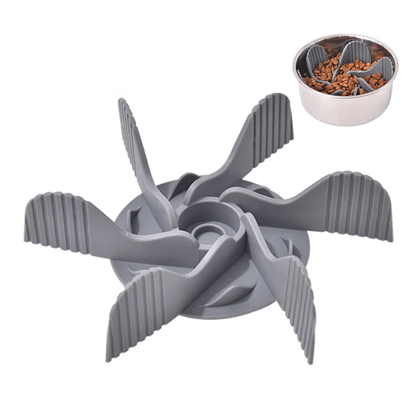 Silicone Slow Feeder Insert for Dog Bowls – Anti-Gobbling Design with Suction Cups, Fits 7-15.5 Inch Bowls 1