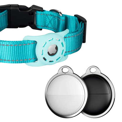 SmartTag Mini Pet Tracker with Reflective Collar for Dogs and Cats – iOS Compatible Location Device 1