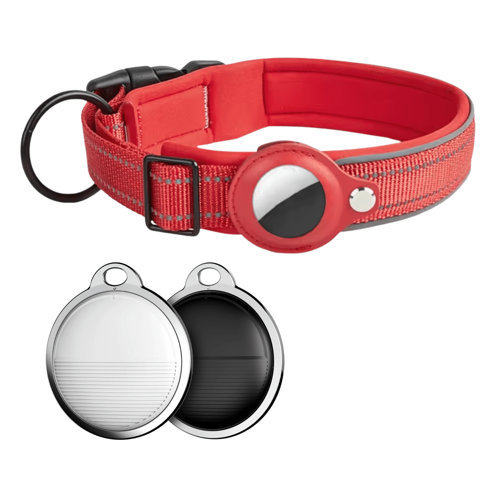 SmartTag Mini Tracker with Reflective Collar for iOS – Pet Locator Device 1