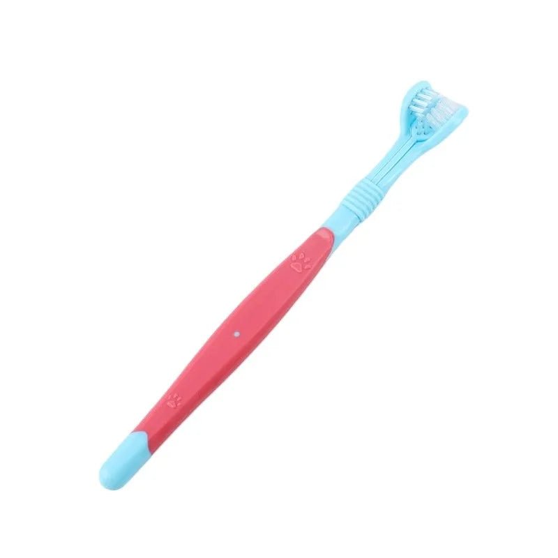 Smart 3-Sided Dog Toothbrush and Cat Toothbrush – Ergonomic Design for Effective Oral Care, Soft Bristles, Easy to Clean 0