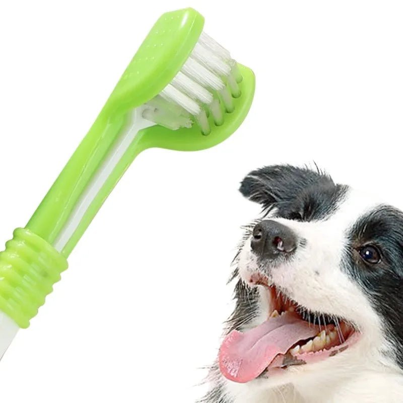 Smart 3-Sided Dog Toothbrush for Effective Plaque Removal – Ergonomic Design for Cats and Dogs 4