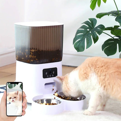 Smart Automatic Pet Feeder 5L with Camera and Voice Recording – Ideal for Cats and Dogs 2