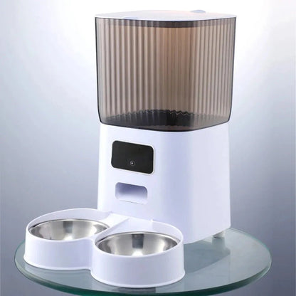 Smart Automatic Pet Feeder 5L with Camera and Voice Recording – Ideal for Cats and Dogs 7