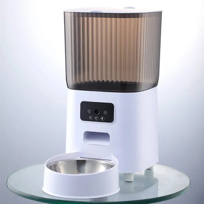Smart Automatic Pet Feeder 5L with Camera and Voice Recording – Ideal for Cats and Dogs 8