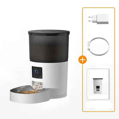 Smart Automatic Pet Feeder with HD Camera and Voice Recorder – Remote Control for Cats and Dogs 1