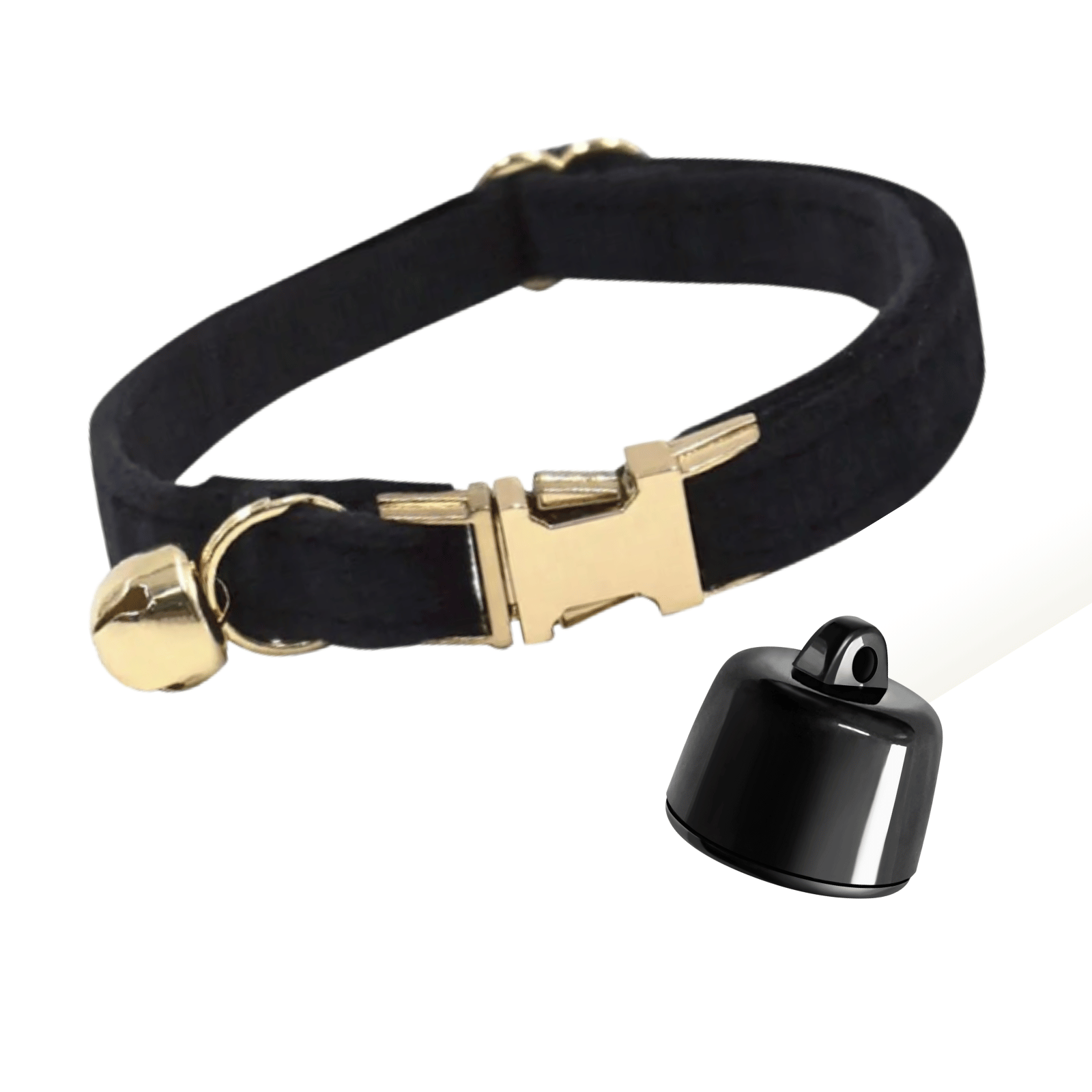 Smart Bluetooth Pet Tracker with Adjustable Collar and Bell – Lightweight Mini Locator for Dogs and Cats 0