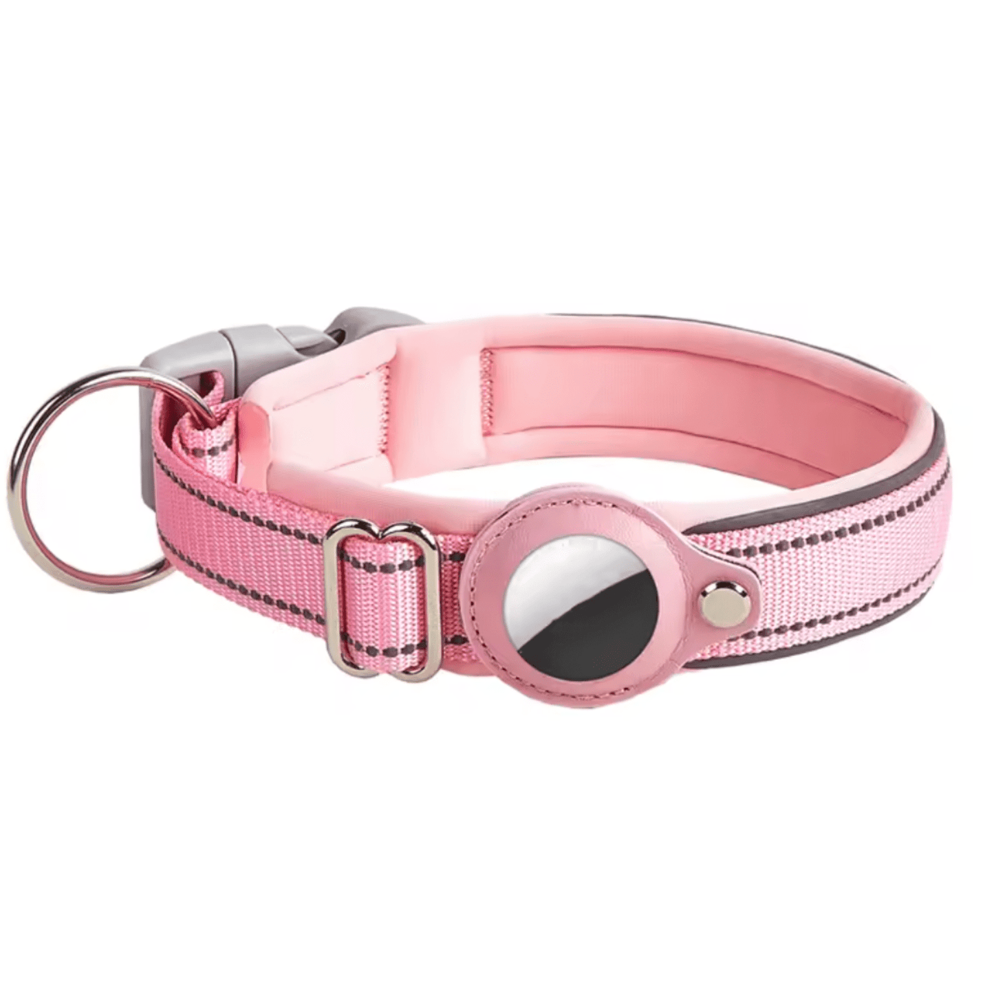 Smart Pet Tracker with Reflective Collar for Dogs and Cats – Lightweight, Durable, Bluetooth Location Tracker for Android 14