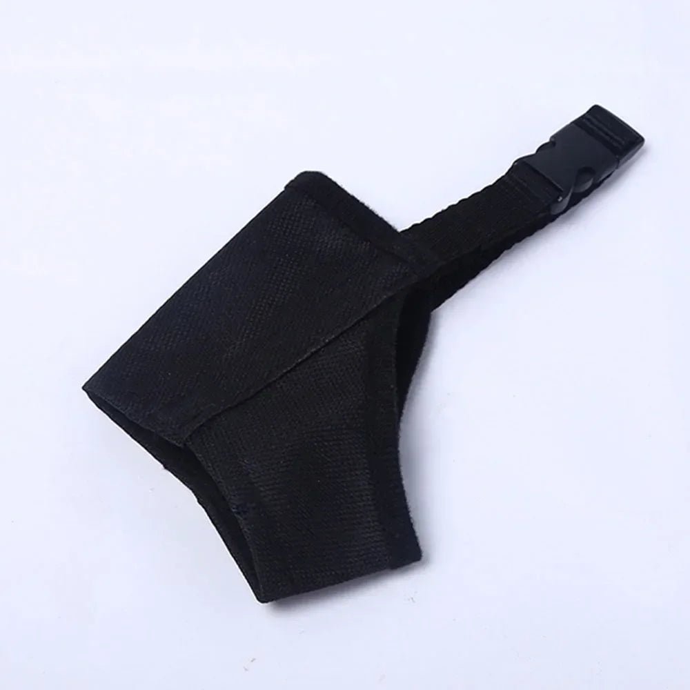 Soft Adjustable Nylon Muzzle for Small Dogs and Puppies – Comfortable and Breathable Design for Training and Safety 0