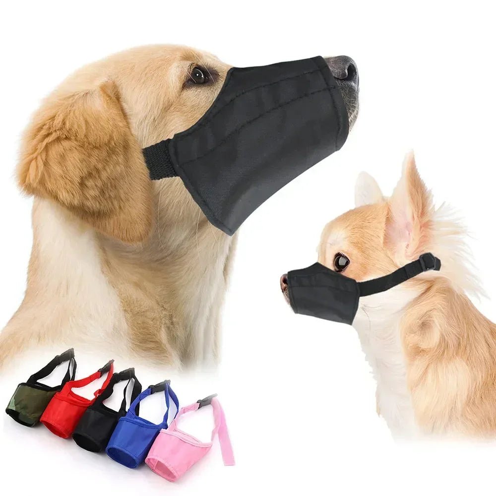 Soft Adjustable Nylon Muzzle for Small Dogs and Puppies – Comfortable and Breathable Design for Training and Safety 1