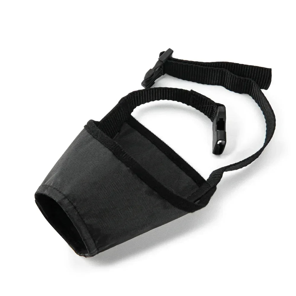 Soft Adjustable Nylon Muzzle for Small Dogs and Puppies – Comfortable and Breathable Design for Training and Safety 4