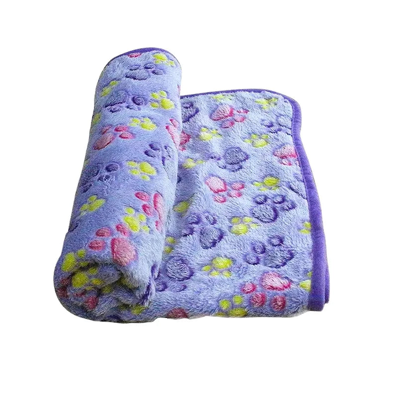 Soft Coral Fleece Dog Blanket for Couch – Cozy Pet Blanket for Dogs and Cats, Machine Washable, 76x52cm 0