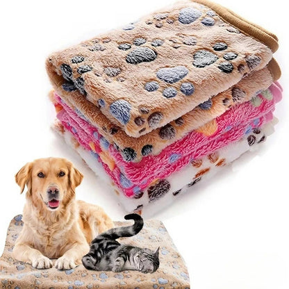 Soft Coral Fleece Dog Blanket for Couch – Cozy Pet Blanket for Dogs and Cats, Machine Washable, 76x52cm 1