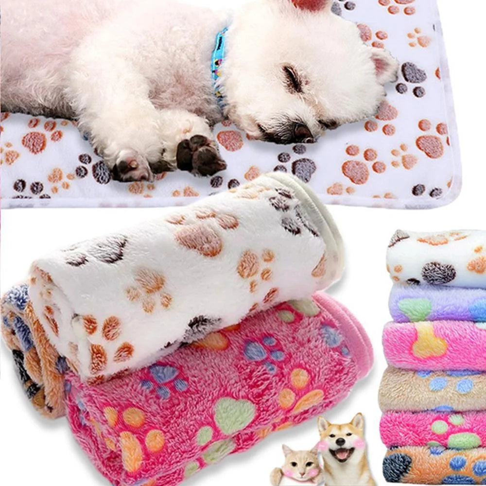 Soft Coral Fleece Dog Blanket for Couch – Cozy Pet Blanket for Dogs and Cats, Machine Washable, 76x52cm 3