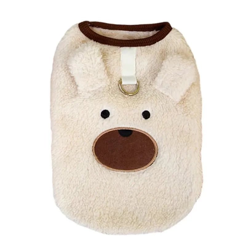 Soft Fleece Teddy Bear Animal Suit for Dogs and Cats – Warm Winter Coat 0