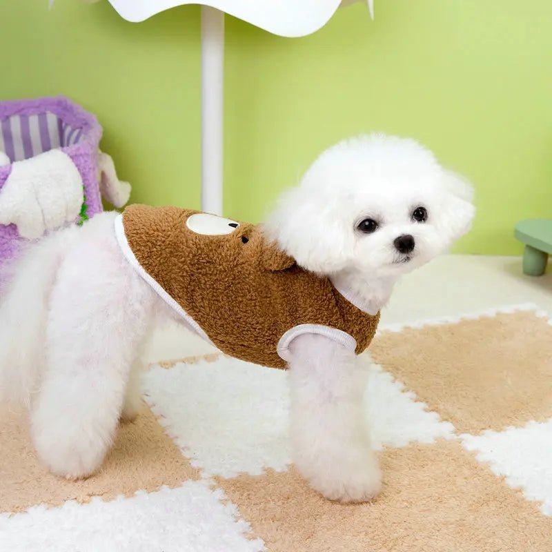 Soft Fleece Teddy Bear Animal Suit for Dogs and Cats – Warm Winter Coat 4