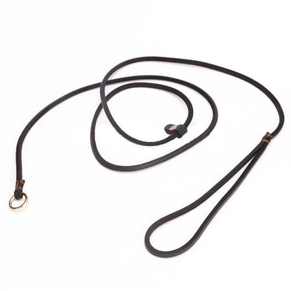 Soft Leather Dog Leash and Collar Combo – Adjustable 2-in-1 Design for Comfortable Walks, Durable and Stylish 5