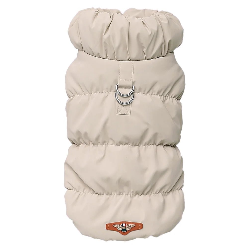 Soft Padded Dog Coat for Winter – Warm and Comfortable Jacket for Small to Medium Breeds, Available in Pink, Blue, Khaki 0