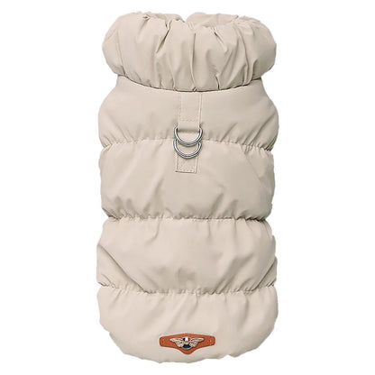 Soft Padded Dog Coat for Winter – Warm and Comfortable Jacket for Small to Medium Breeds, Available in Pink, Blue, Khaki 0
