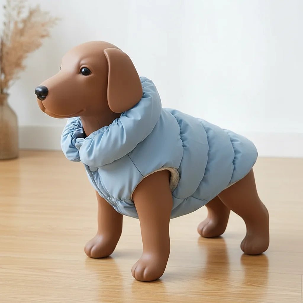 Soft Padded Dog Coat for Winter – Warm and Comfortable Jacket for Small to Medium Breeds, Available in Pink, Blue, Khaki 6