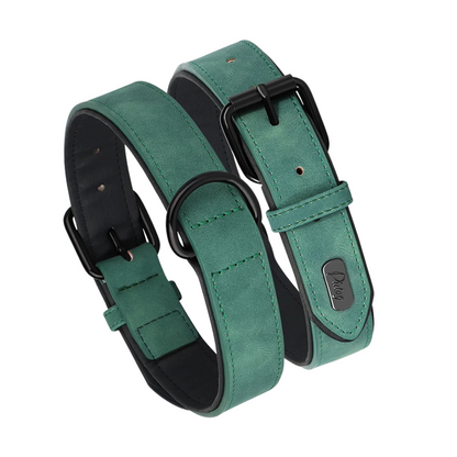 Soft Padded PU Leather Dog Collar for All Breeds – Durable and Comfortable 2