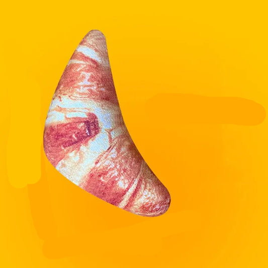 Soft Plush Fast Food Dog Toy – Hamburger or Fries with Squeaker 0