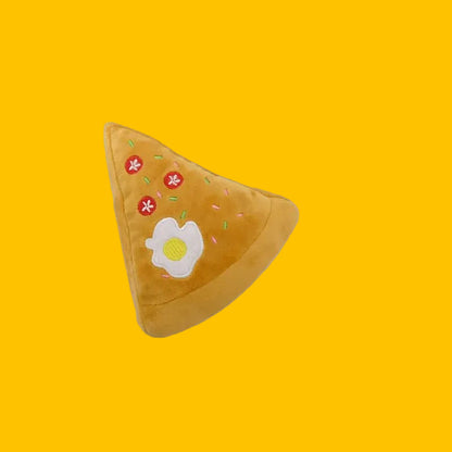 Soft Plush Fast Food Dog Toy – Hamburger or Fries with Squeaker 11