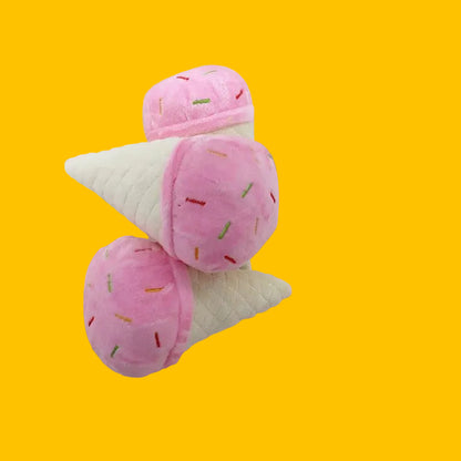 Soft Plush Fast Food Dog Toy – Hamburger or Fries with Squeaker 15