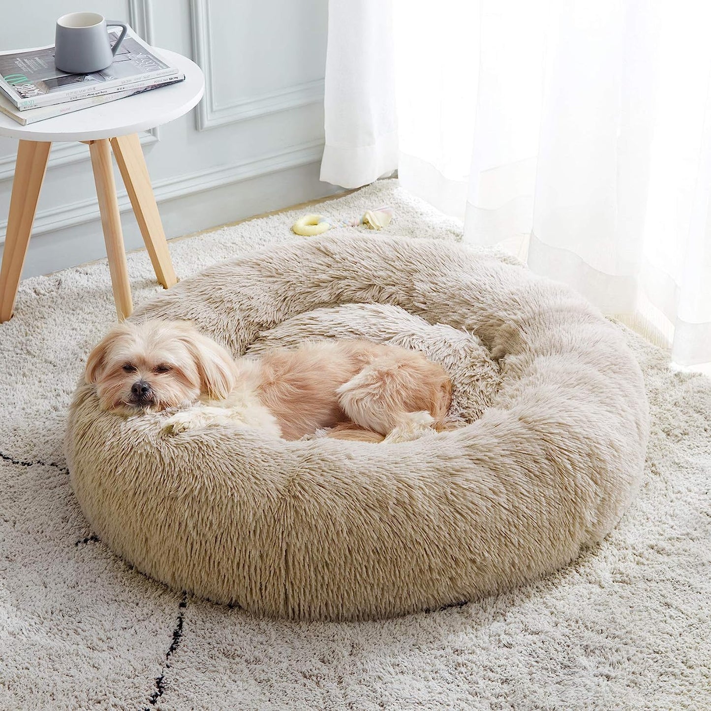 Soft Plush Nest Bed for Cats and Small Dogs – Cozy, Comfortable, Easy to Clean, 40cm x 40cm and 50cm x 50cm Sizes 1