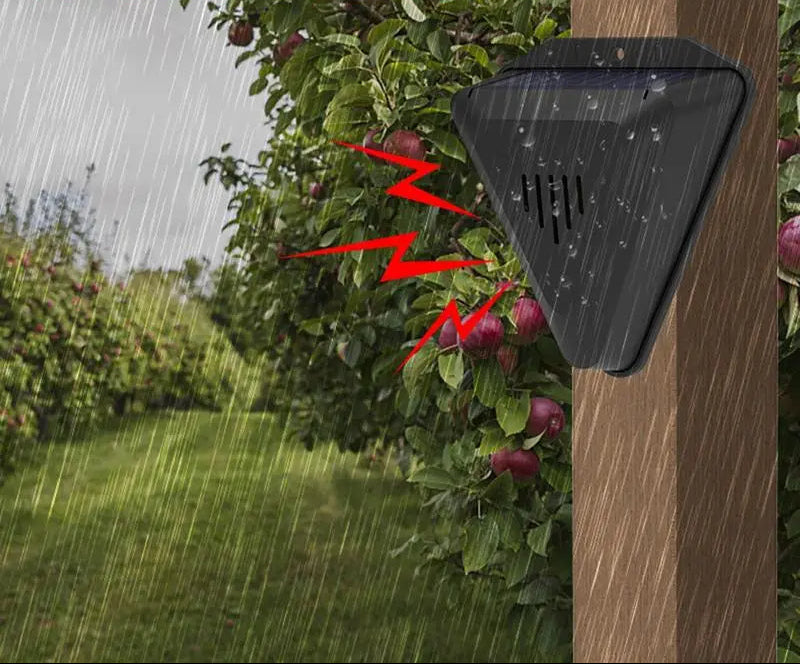 Solar-Powered Bird Deterrent with 13 Predator Sounds – Eco-Friendly Outdoor Bird Scarer for Gardens and Crops 1