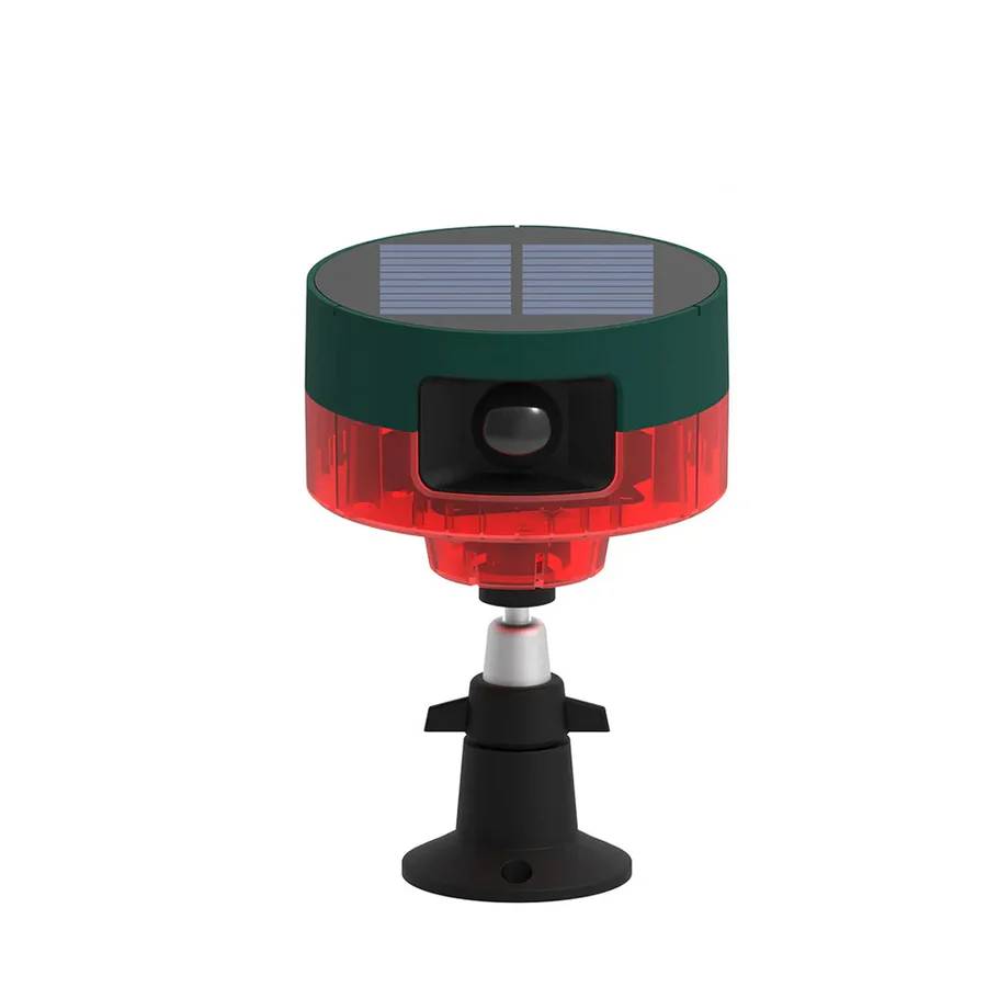 Solar Powered Bird Repeller with Motion Sensor and Flashing Light – 360 Degree Coverage 1