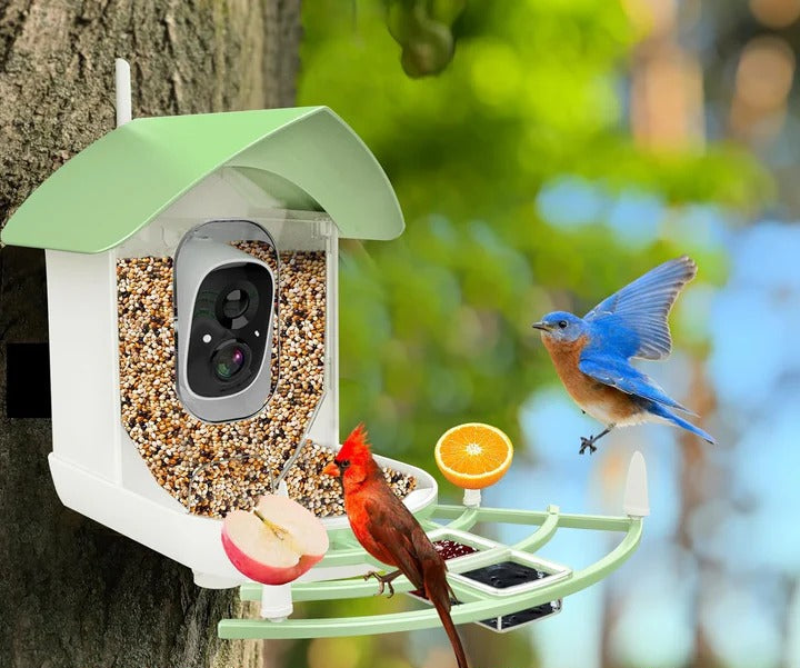 Solar Powered Smart Bird Feeder with WiFi, Night Vision, and Two-Way Audio – Eco-Friendly Birdwatching Camera 3
