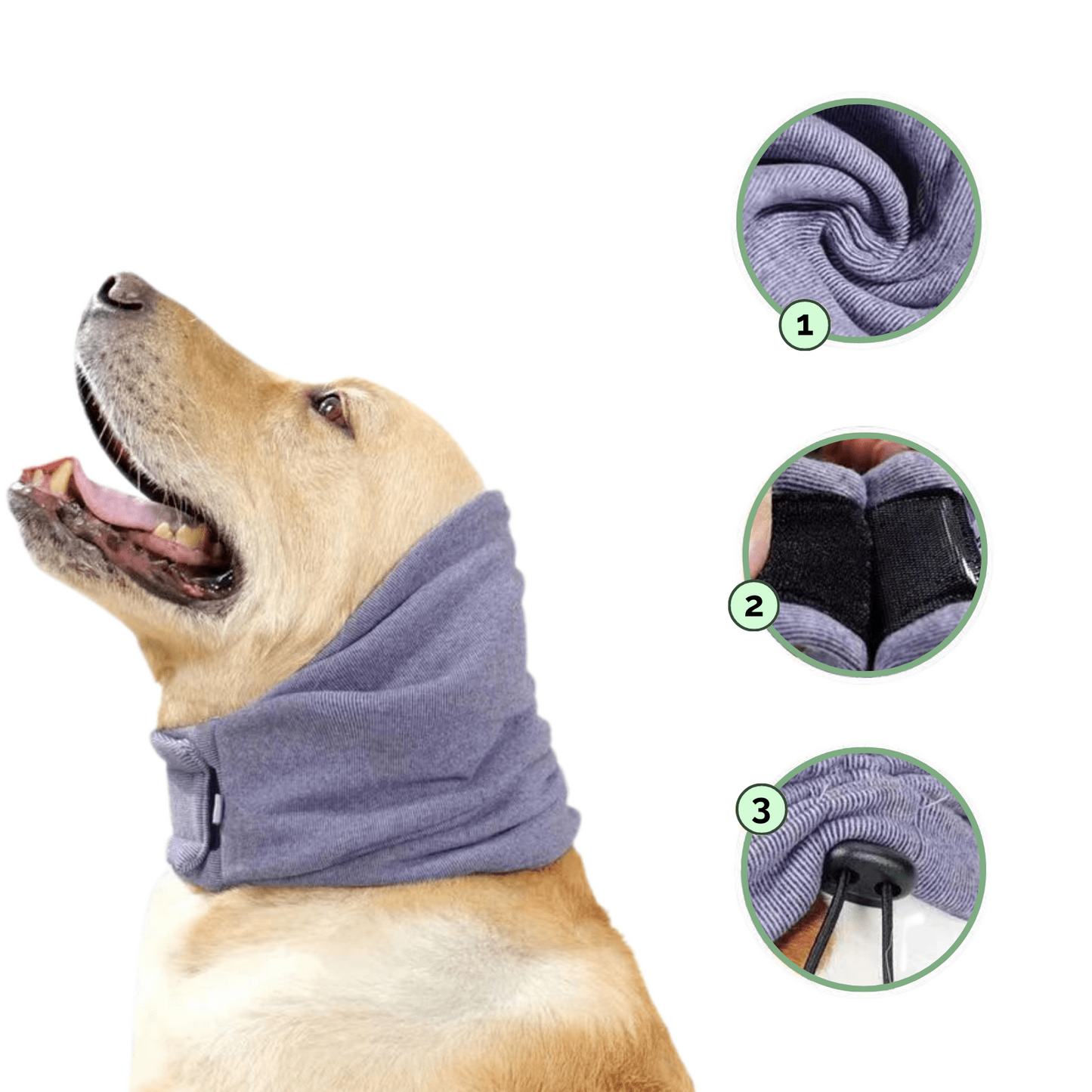 Soothing Dog Earmuffs for Stress Relief – Comfortable Noise Cancelling Ear Protection for Dogs, Adjustable Fit, Multiple Sizes Available 2