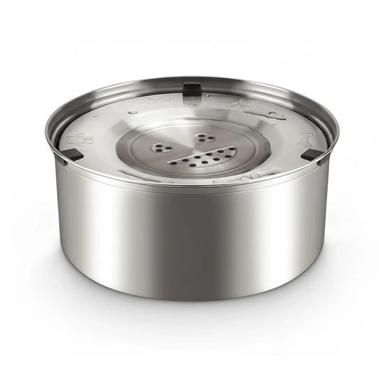 Stainless Steel Anti-Spill Dog Water Bowl – 1L and 3L Options 1