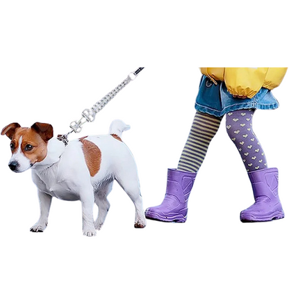Stainless Steel Double Barrel Dog Leash for Medium and Large Dogs – 150cm Tangle Resistant Training Leash 5